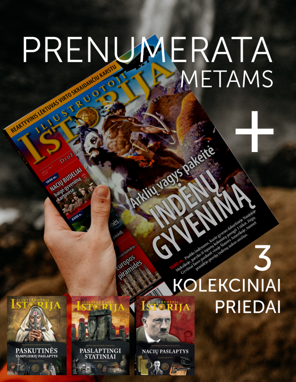 Iliustruotoji istorija metinė prenumerata + 3 kolekciniai priedai